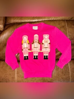 Youth Judith March Hot Pink Nutcracker Trio Sweatshirt